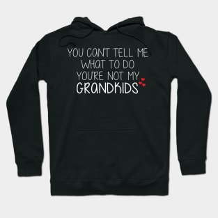 You Can't Tell Me What To Do  You're Not My Grandkids Hoodie